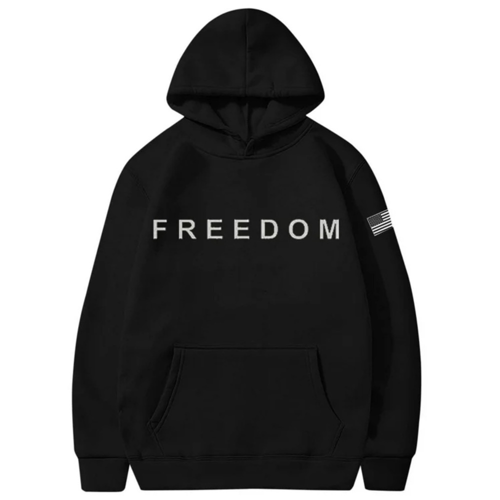 🤍New Black Freedom Hoodie🤍